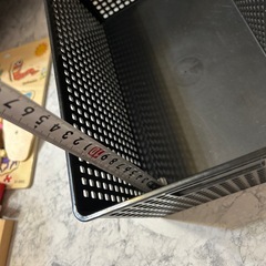 ④ 収納ケース　黒　クッション付き　持ち手あり　小分け の画像