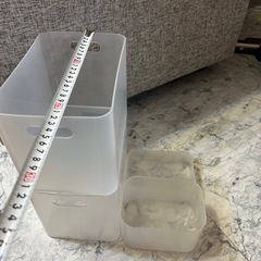 ⑨ 収納　ケース　4個セット　透明　無印良品 の画像
