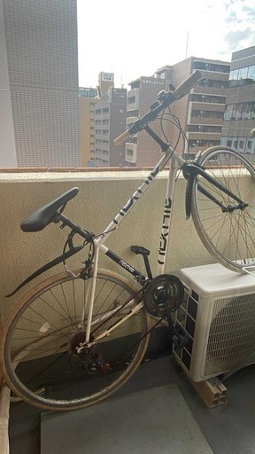 自転車 クロスバイク 700C 泥除け カギ 700×28C 27インチ相当 シマノ21段変速 軽量 サイクル ネクスタイル NEXT