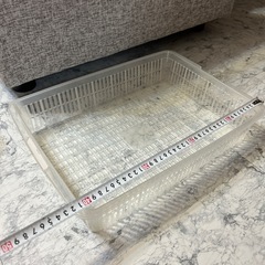 ❿ 収納ケース　透明　浅型　取ってつき　小分け収納の画像