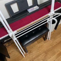 美品【NITORI】コンパクト X型物干し 室内干し 折り畳み式の画像