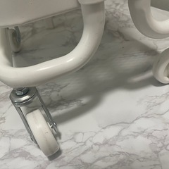 【受付終了】RASKOG ロースコグ ワゴン, ホワイト, 28x38x61 cmの画像