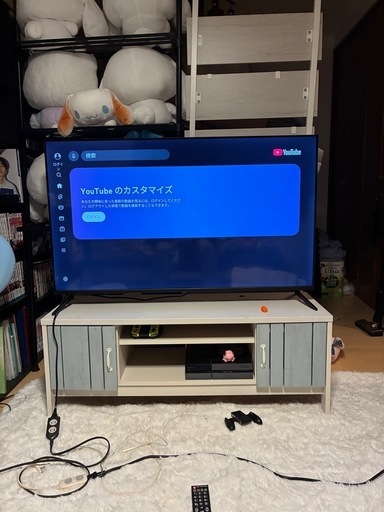 4k対応チューナーレステレビ　50v型