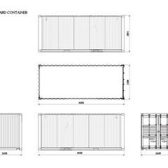 【 20FT通常型 海上流通コンテナ / 中古品 】 ※点検・整備済...C.W コンディション。の画像
