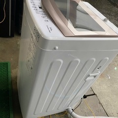 NO B979🌈福岡市内配送設置無料✨🌈全自動洗濯機 ピンクゴールド AQW-S5PBK(P) [洗濯5.0kg /簡易乾燥(送風機能) /上開き] 2023年式 の画像