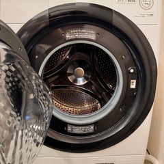 【動作問題なし】SHARP ドラム式洗濯乾燥機 ES-S7G 3年使用 4/11引取希望の画像