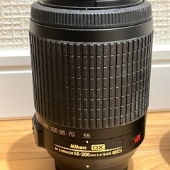 ニコンズームレンズNikon AF-S DX VR Zoom-Nikkor 55-200mm f/4-5.6G IF-EDの画像
