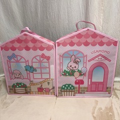 【廃盤 希少 レア】 マザーガーデン うさもも ひらいて ハウス ドールハウスの画像