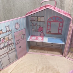 【廃盤 希少 レア】 マザーガーデン うさもも ひらいて ハウス ドールハウスの画像