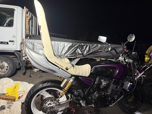車両交換可能！ YAMAHA XJR400 4HM 一時抹消済み　実働　　外装塗りたて
