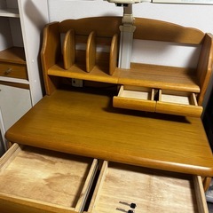 学習机　勉強机　鍵ありの画像