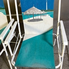 折りたたみビーチチェアの画像