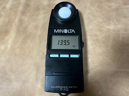 【レア物】照度計　ミノルタ　MINOLTA Tー10 イルミネーションメーター　illuminance meter 動作品 露出計