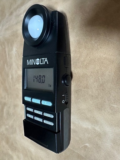 【レア物】照度計　ミノルタ　MINOLTA Tー10 イルミネーションメーター　illuminance meter 動作品 露出計