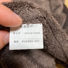 着る毛布の画像