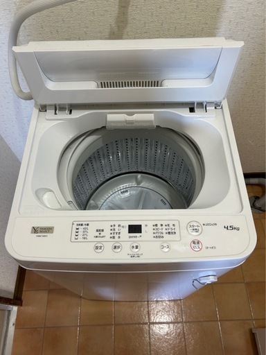 洗濯機 (受け渡し者決定)