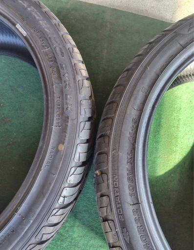 バリ溝 SAILUN 265/40r22 9部山 24年製 2本 22インチ