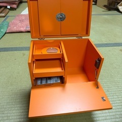 メイクボックス コスメボックス 鏡付きの画像