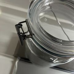 MUJI ソーダガラス密封ビンの画像