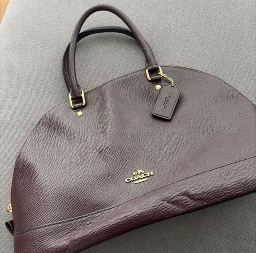 COACH ダークブラウン ハンドバッグ
