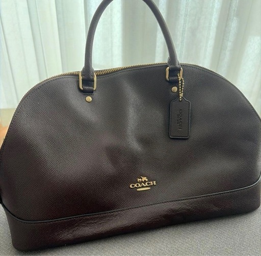 COACH ダークブラウン ハンドバッグ
