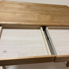 天然木ローテーブル100×50の画像