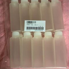 角型プラボトル 角型容器100ml PE(ポリエチレン) 20本入りの画像