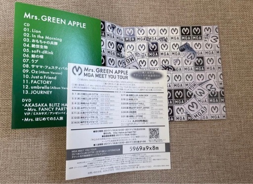 Mrs. GREEN APPLE 2nd アルバム 初期限定版 CD&DVD