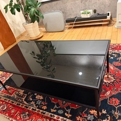【4月前半引き取り希望】IKEA ÄSPERÖD エスペロード コーヒーテーブル ガラステーブル tableの画像