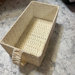 ⑲収納ケース　収納ボックス 取っ手付き 幅26×奥行15×高さ13cm 取ってつきの画像