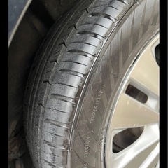 16インチアルミホイール　タイヤ4本の画像