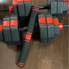 格安中古ダンベル､プッシュバーセットの画像