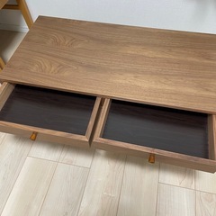 両開き引出し付きテーブル②の画像