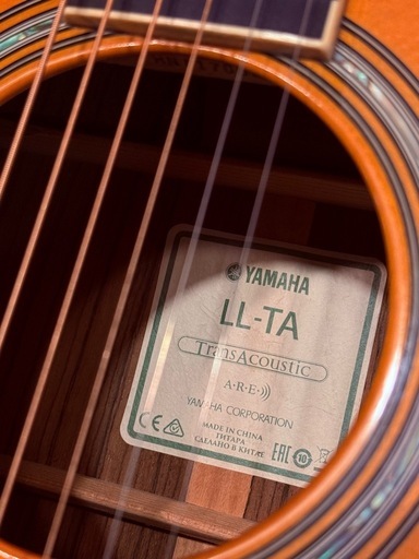 YAMAHA LL-TA TransAcoustic エレアコ　ハードケース付き（おまけ）