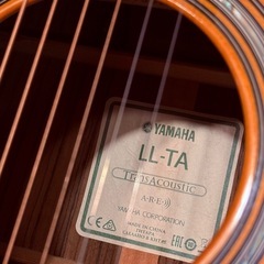 YAMAHA LL-TA TransAcoustic エレアコ　ハードケース付き（おまけ）の画像