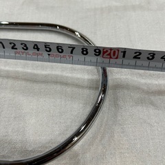ステンレスタオル掛け　未使用品の画像