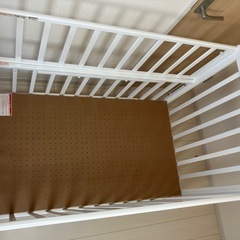 美品 カトージベビーベット＋マットレスの画像