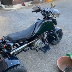 四輪バギー改造して三輪にしましたの画像