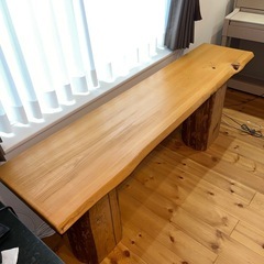 天然木    カウンターテーブルの画像