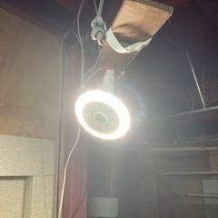 ドウシシャ サーキュライト ソケットシリーズ60W相当 風量3段階 リモコン付きの画像