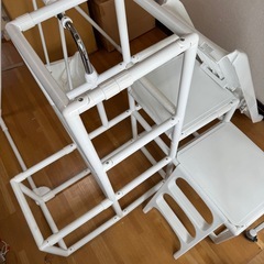 野中製作所 ジャングルジム ブランコ滑り台付き 室内遊具の画像