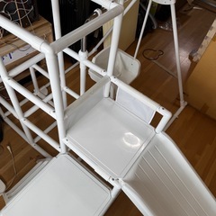 野中製作所 ジャングルジム ブランコ滑り台付き 室内遊具の画像