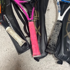 テニスラケット3本セットの画像