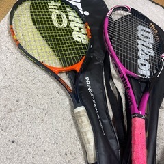 テニスラケット3本セットの画像