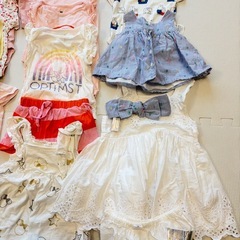 【全15点】1歳半までの女の子の服の画像