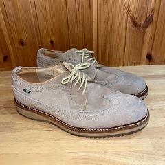 スエード　ウイングチップの画像