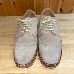 スエード　ウイングチップの画像