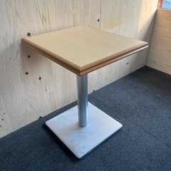 店舗用 テーブル カフェテーブル 角テーブル W500 D600 H700 業務用テーブル 2人用カフェテーブル 業務用 カフェ設備 の画像