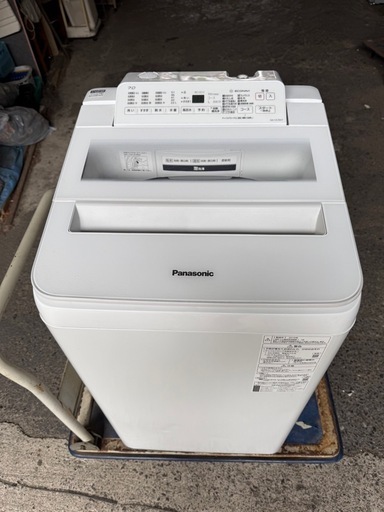 パナソニック 7kg 全自動洗濯機 泡洗浄 ホワイト NA-FA70H7-W