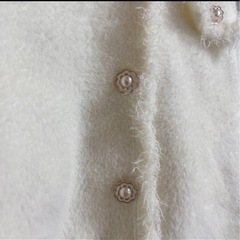 フリンジジャケット花柄ビジューの画像